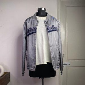 UNISEX Silver Bomber Jacket